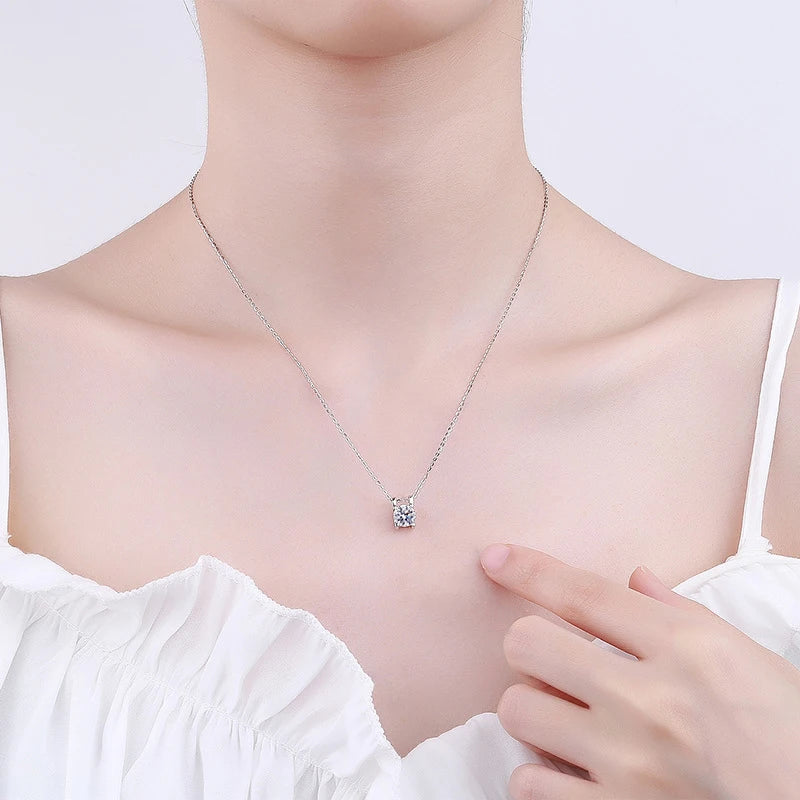 100% GRA Certificate Moissanite Necklace